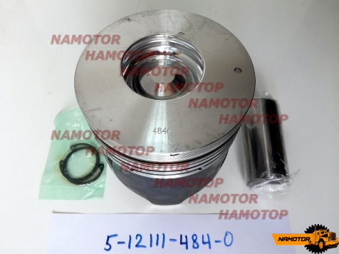 Поршень ДВС ISUZU 4HG1 комп-кт 5-12111-484-0/8-12111-484-0 (D =52,2мм) ALFIN- 
